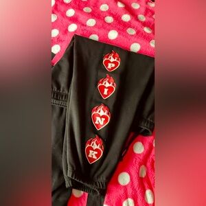 VS PINK Limited Edition Black Vday Campus joggers